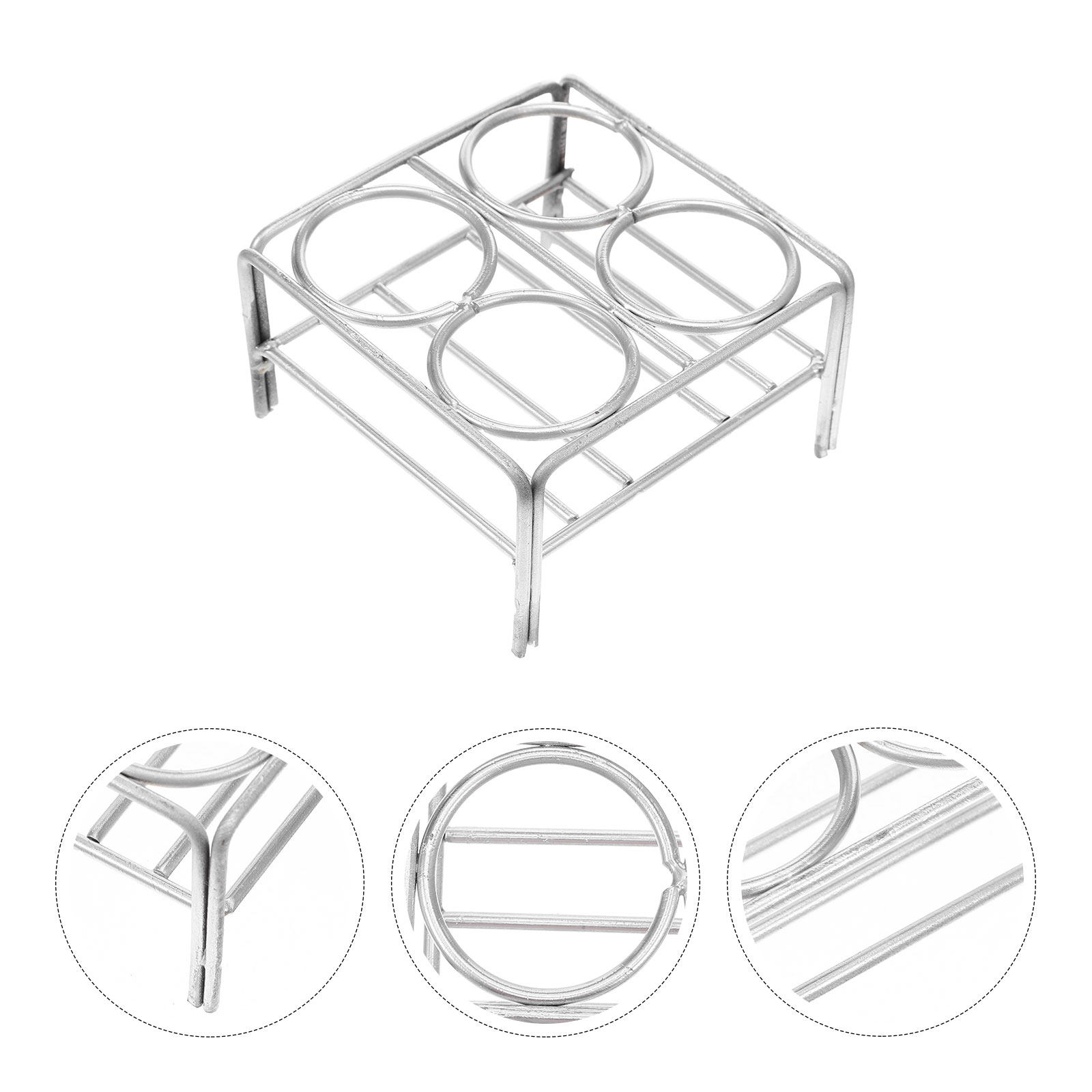 Lab Equipment - Heat Resistant Laboratory Crucible Rack Steel