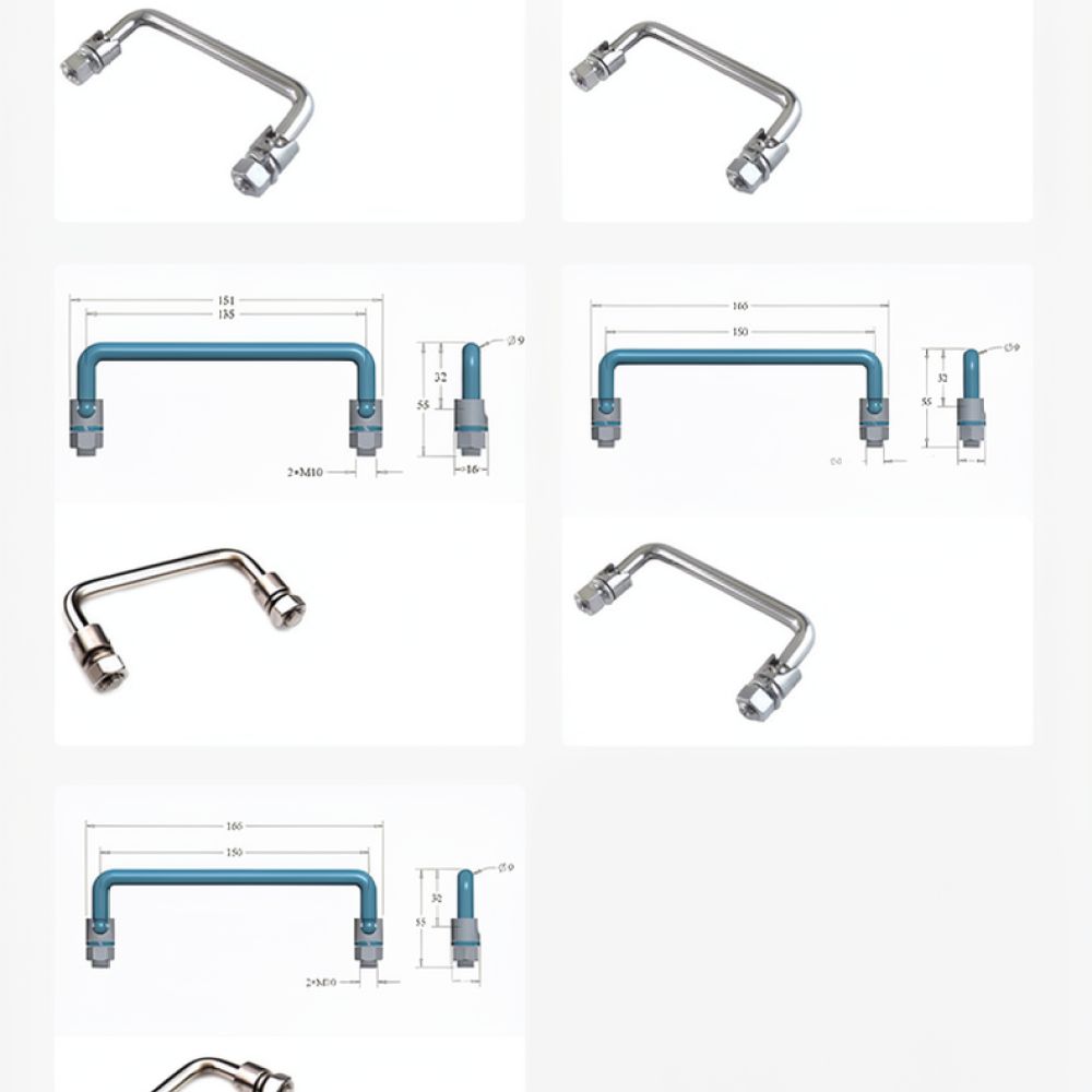 Industrial Tools - Flush Mount Folding Handle For Industrial