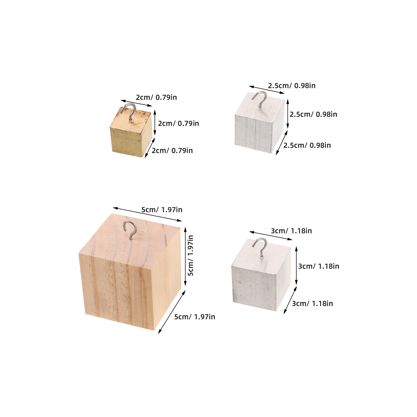 1Set Copper Iron Aluminum Wood - Lab Equipment 评论和价格