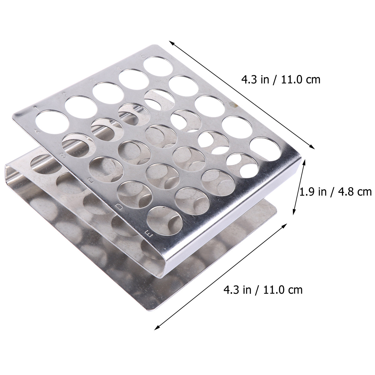 Stainless Steel Test Tube Rack - Lab Equipment 评论和价格